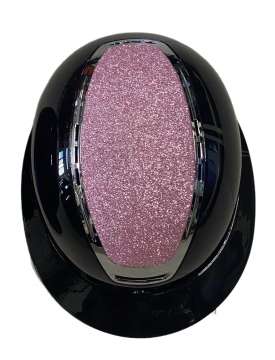CASCO EQUITAZIONE WINNER VISIERA LARGA GLITTER ROSA-29792