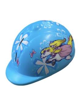 CASCO DA BAMBINI PER EQUITAZIONE CON STAMPA COLORATA-29827