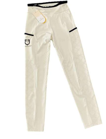 LEGGINGS EQUESTRO CON DECORAZIONI PERFORATE