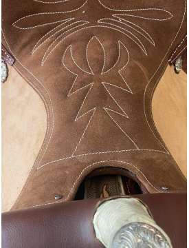 SELLA WESTERN IN CUOIO MODELLO BARREL BASKET-29928