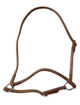 CHIUDIBOCCA WESTERN IN CUOIO CON ANELLI LATERALI-29942