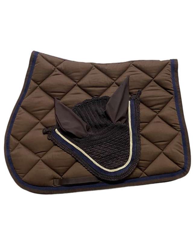 SOTTO SELLA MARRONE CON CUFFIA PERSONALIZZATO