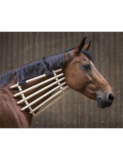 COLLARE A STECCHE IN LEGNO PER CAVALLO