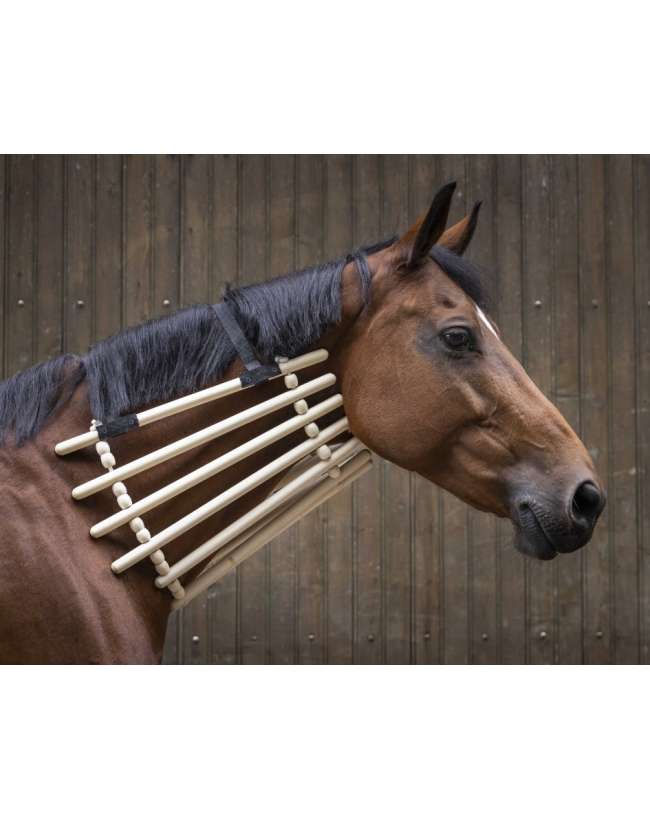 COLLARE A STECCHE IN LEGNO PER CAVALLO