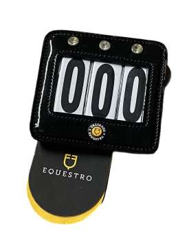 PORTA NUMERO EQUESTRO CON BRILLANTINI-29986