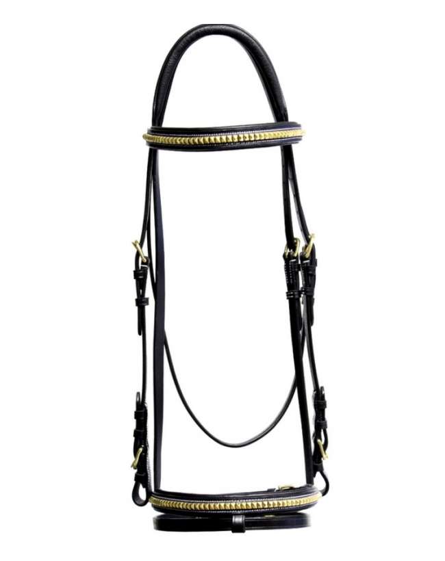 TESTIERA INGLESE CUOIO CLINCHER OTTONE
