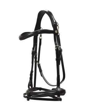 BRIGLIA INGLESE CUOIO SOTTO GOLA CON MOSCHETTONI-30033
