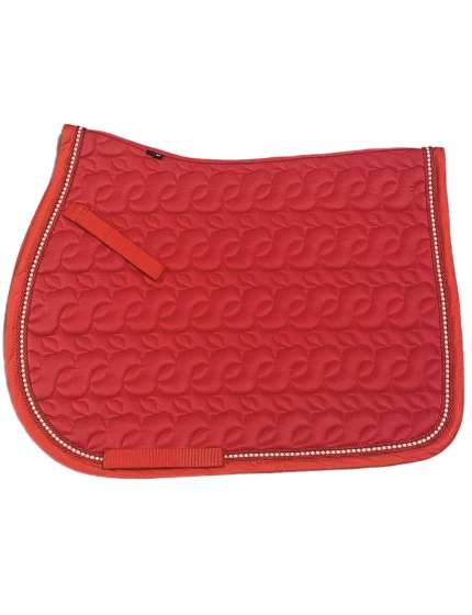 SOTTO SELLA INGLESE ROSSO CON PERLINE