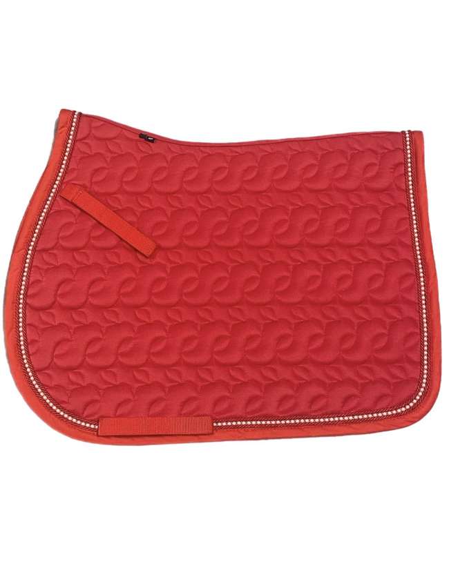 SOTTO SELLA INGLESE ROSSO CON PERLINE