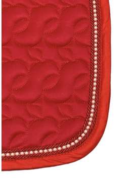 SOTTO SELLA INGLESE ROSSO CON PERLINE-30044