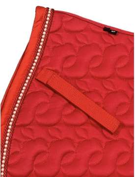 SOTTO SELLA INGLESE ROSSO CON PERLINE-30045