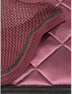 SOTTO SELLA E CUFFIA BORDEAUX GLITTER-30082