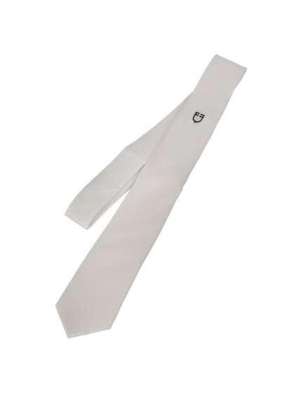 CRAVATTA EQUESTRO TESSUTO TECNICO BIANCO