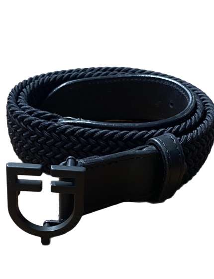 CINTURA EQUESTRO ELASTICA NERA