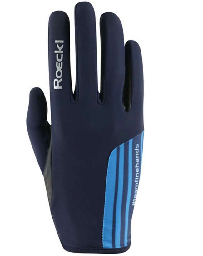 GUANTI ROECKL MESSARA BLU NERO BEIGE