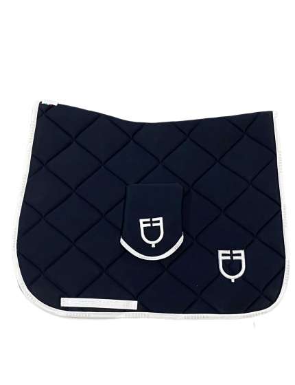 SOTTO SELLA DRESSAGE EQUESTRO BLU CON CUFFIA