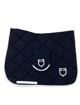 SOTTO SELLA DRESSAGE EQUESTRO BLU CON CUFFIA-30127