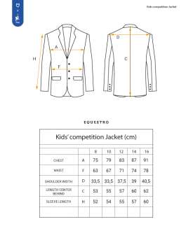 GIACCA DA CONCORSO UNISEX BAMBINI EQUESTRO X FISE-30162