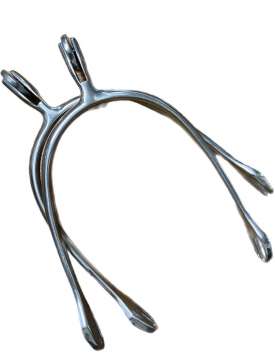 SPERONI INGLESI A ROTELLA LISCIA INOX-30172