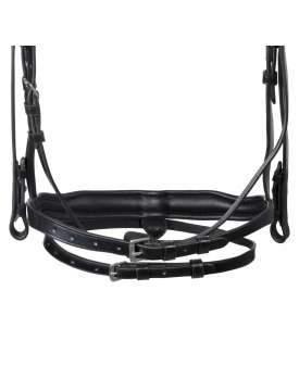 TESTIERA INGLESE CUOIO STRASS SU FRONTALINO-30252
