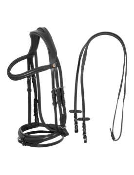 TESTIERA INGLESE CON CAPEZZINA ANATOMICA-30253
