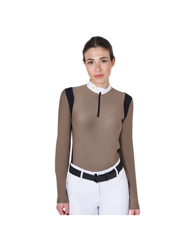 POLO DONNA CONCORSO TESSUTO TECNICO
