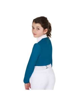 POLO DA BAMBINA EQUESTRO MANICA LUNGA-30307