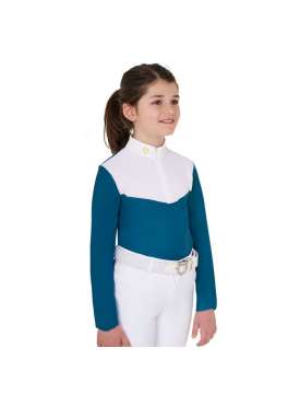 POLO DA BAMBINA EQUESTRO MANICA LUNGA-30308