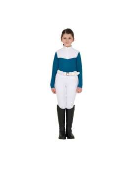 POLO DA BAMBINA EQUESTRO MANICA LUNGA-30310