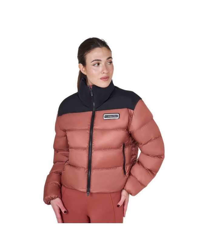PIUMINO DONNA EQUESTRO CORTO TESSUTO ELASTICIZZATO