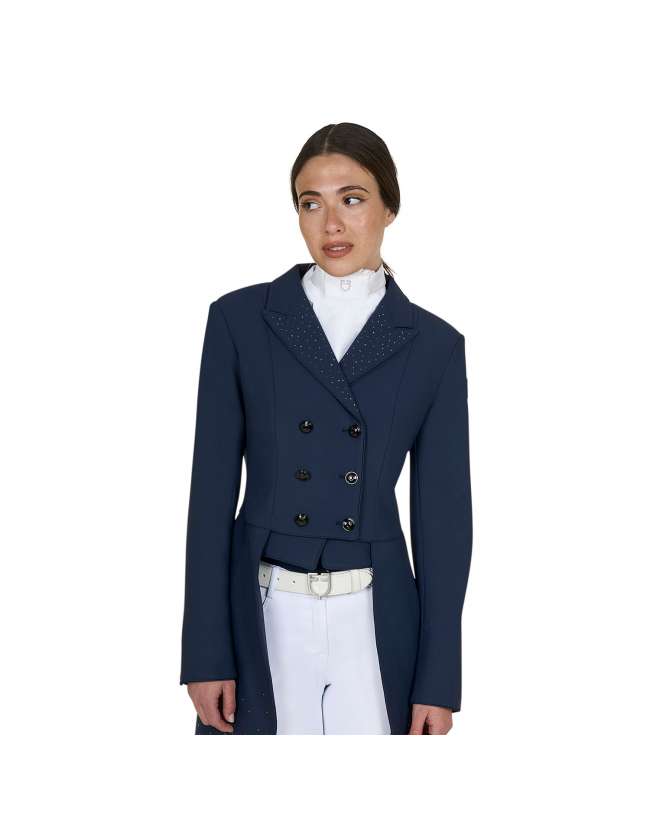 FRAC DONNA EQUESTRO TESSUTO TECNICO CON STRASS
