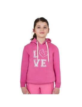 FELPA EQUESTRO BAMBINA WINTER LOVE CAPPUCCIO-30384