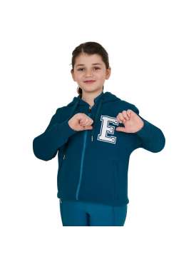 FELPA EQUESTRO BAMBINA ISTITUZIONALE CON CAPPUCCIO-30390