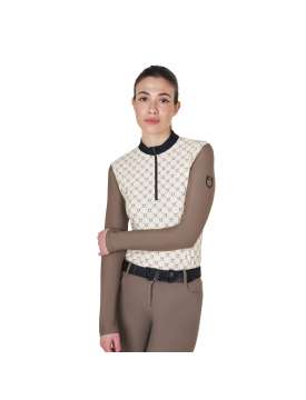 POLO DONNA EQUESTRO DA ALLENAMENTO MONOGRAM-30405