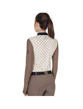 POLO DONNA EQUESTRO DA ALLENAMENTO MONOGRAM-30406
