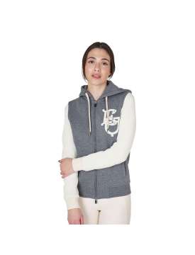 FELPA DONNA EQUESTRO BICOLORE EQ CAPPUCCIO-30427