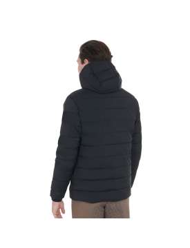 PIUMINO UOMO TESSUTO ELASTICIZZATO CON CAPPUCCIO-30431