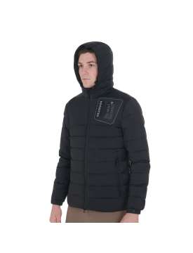 PIUMINO UOMO TESSUTO ELASTICIZZATO CON CAPPUCCIO-30432
