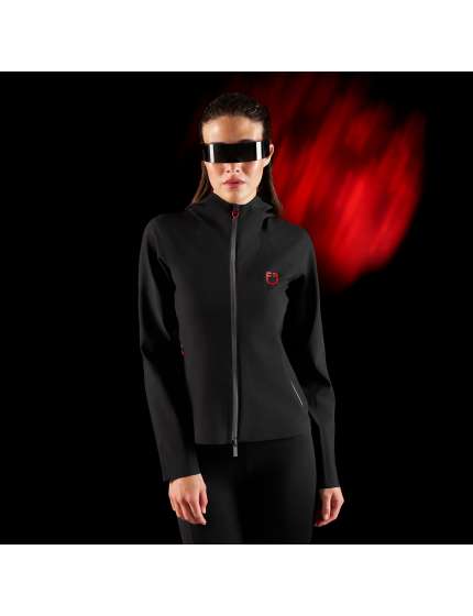 FELPA TECNICA DONNA RIDER TECH CON CAPPUCCIO