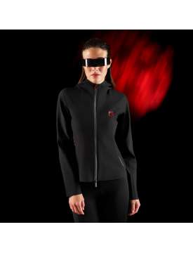 FELPA TECNICA DONNA RIDER TECH CON CAPPUCCIO-30486