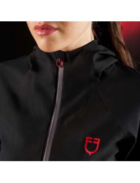 FELPA TECNICA DONNA RIDER TECH CON CAPPUCCIO-30488