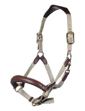 CAVEZZA CUOIO E NYLON DOPPIA REGOLAZIONE-30506