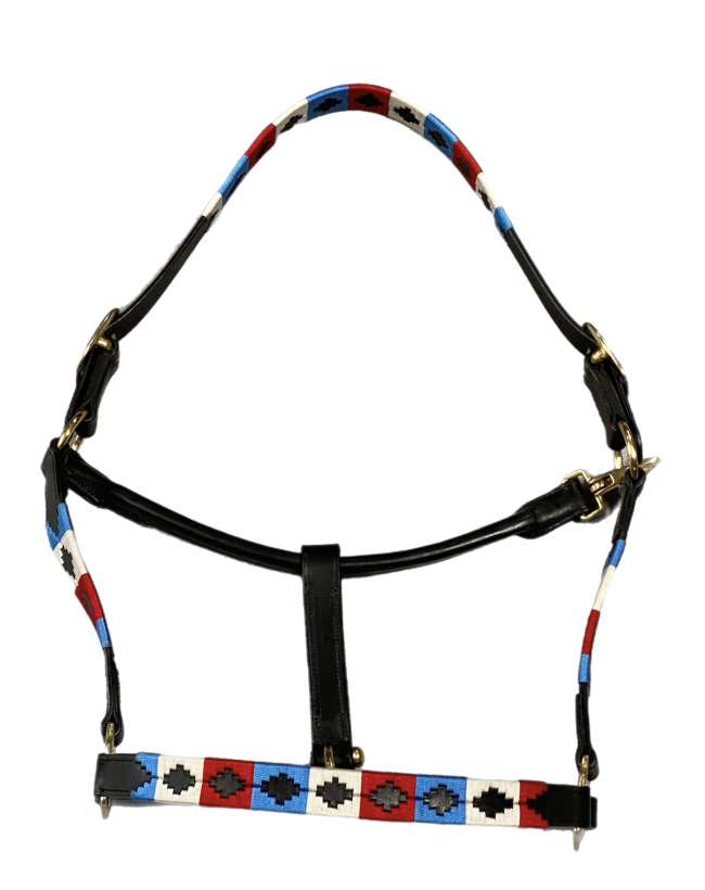 CAVEZZA IN CUOIO STILE POLO DOPPIA REGOLAZIONE