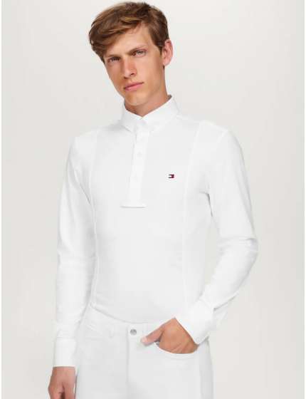 MAGLIA DA CONCORSO UOMO TOMMY HILFIGER EQUESTRIAN BIANCO