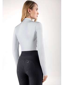 MAGLIA EQUILINE SECOND SKIN DONNA NERA O BIANCA-30650