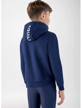 FELPA EQUILINE NAVY PEONY JUNIOR CON CAPPUCCIO-30653