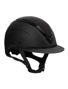 CASCO EQUESTRO APOCALYPSE CON VISIERA LARGA E STRASS-30706