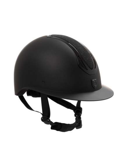 CASCO EQUESTRO AZAEL STONE ULTRA-LIGHT CON BRILLANTINI TONO SU TONO
