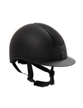 CASCO EQUESTRO AZAEL STONE ULTRA-LIGHT CON BRILLANTINI TONO SU TONO-30715