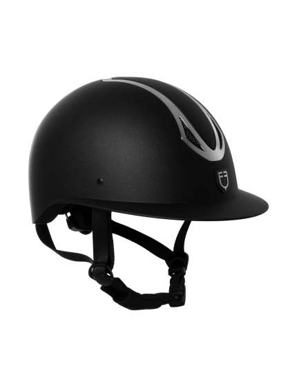 CASCO DONNA EQUESTRO AZAEL OPACO CON VISIERA LARGA